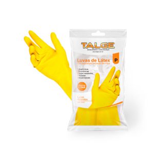 Luva de Limpeza Látex | Amarela