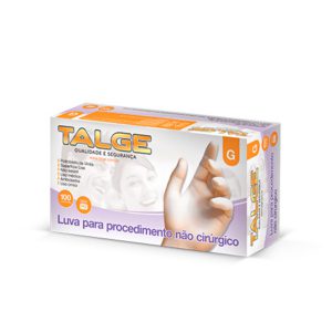 Luva para Procedimento em Vinil sem Pó