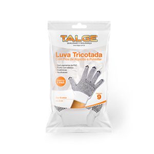 Luva Tricotada com Pigmento | Branca