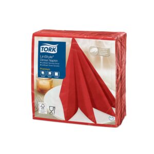 Guardanapo LINSTYLE® Premium Tork - Vermelho