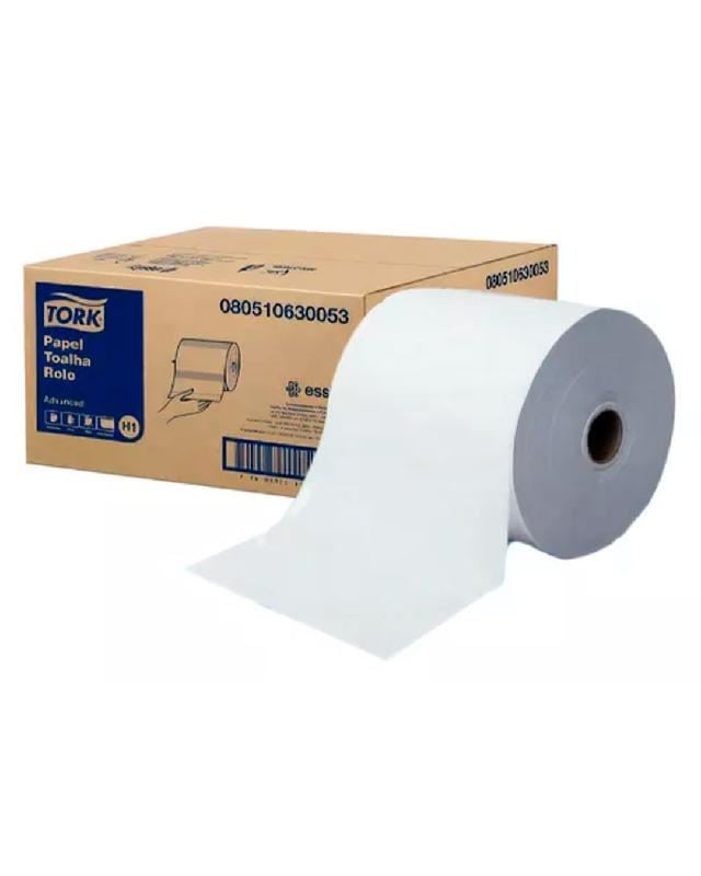 Tork Advanced Toalha Rolo folha simples 4 rolos de 250m